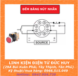 DH48J-8A 12VDC bộ đếm sản phẩm counter 4 số, có chân reset