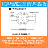 DH48S-1Z 12V 24V 220V timer diện tử có chức năng RESET, PAUSE