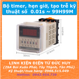 DH48S-2Z 24VAC/DC TIMER TẠO TRỄ RELAY THỜI GIAN, HẸN GIỜ KỸ THUẬT SỐ (KÈM ĐẾ)
