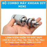 Bộ máy khoan tay DIY mini 775 795 895 12V 24V