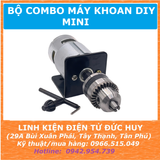 Bộ máy khoan tay DIY mini 775 795 895 12V 24V