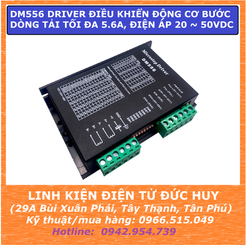 DM556 Driver điều khiển động cơ bước 5.6A, 20 ~ 50VDC