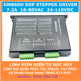 DM860H DSP stepper driver điều khiển động cơ bước 7.2A 24-110VDC, 18-80VAC