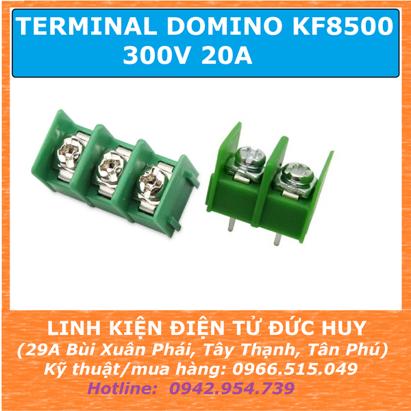 KF8500 2 pin, 3 pin 300V 20A TERMINAL DOMINO