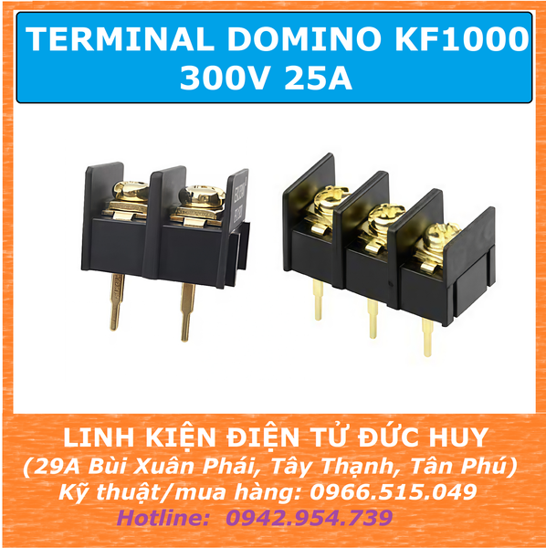 KF1000 2pin 3pin 300V 25A 10MM TERMINAL DOMINO