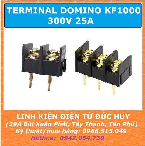KF1000 2pin 3pin 300V 25A 10MM TERMINAL DOMINO