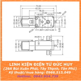 ĐỘNG CƠ DC GIẢM TỐC XANH, NHÔNG KIM LOẠI, 1:90 (110RPM) TRỤC ĐÔI