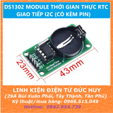 DS1302 module thời gian thực RTC (kèm pin)