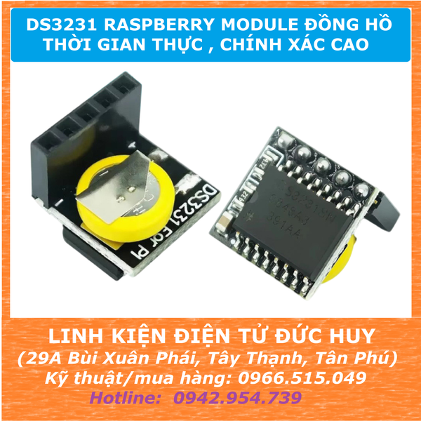 DS3231 Raspberry module đồng hồ thời gian thực