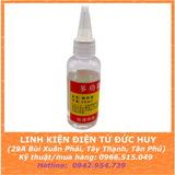 Dung dịch trợ hàn thiếc, hàn bề mặt kẽm, inox, sắt, hàn cell pin 50ml