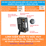 E3G D61 BERM CẢM BIẾN QUANG ĐIỆN VẬT CẢN LASER, PHẢN XẠ KHUẾCH TÁN 6-36VDC, 4-30CM, NPN, NO