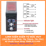 E3Z R61 Cảm biến quang phản xạ gương, phát hiện xa 300cm (3 mét) 12-24VDC, NPN, NO/NC