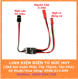 BỘ CÔNG TẮC RC ĐIỀU KHIỂN ĐỘNG CƠ CÓ CHỔI THAN DC, ĐIỆN ÁP 3V-30VDC