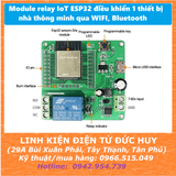 Module relay IoT ESP32 điều khiển 1 thiết bị nhà thông minh WIFI Bluetooth