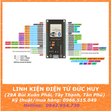 GOUUU ESP32 38P WIFI 2.4GHZ, BLUETOOTH, CHIP NẠP CH340 TYPE C USB