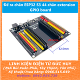 Đế ra chân ESP32 S3 44 chân extension GPIO board (bo màu đen)