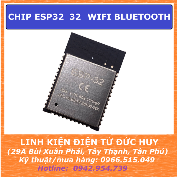 CHIP ESP32 32 WIFI BLUETOOTH