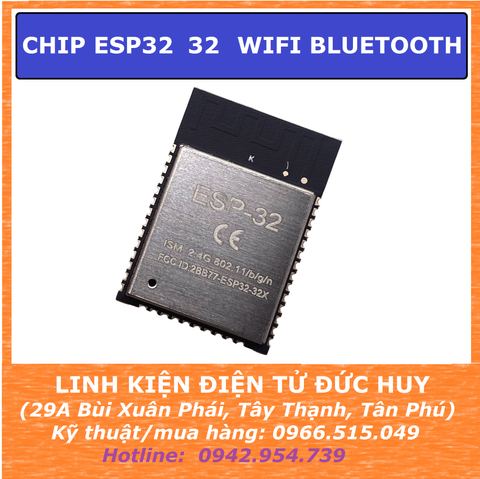 CHIP ESP32 32 WIFI BLUETOOTH