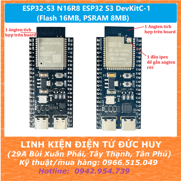 ESP32-S3 N16R8 ESP32 S3 DevKitC-1