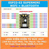 ESP32-S3 SuperMini WiFi Bluetooth IoT hiệu suất cao