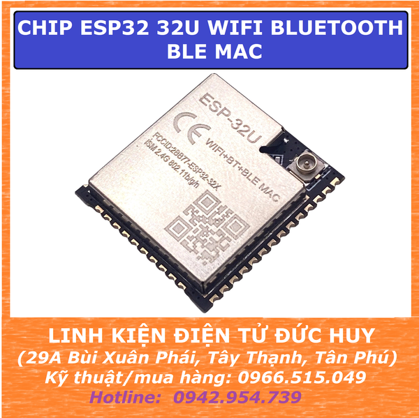 CHIP ESP32-32U WIFI BLUETOOTH BLE MAC
