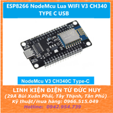 ESP8266 NodeMcu Lua WIFI V3 CH340 TYPE C USB