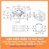 Gá, giá, pad bắt động cơ servo MG996 MG995