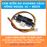 GP2Y0A21YK0F Cảm biến đo khoảng cách hồng ngoại, khoảng cách đo 10-80cm