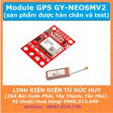 MODULE ĐỊNH VỊ GPS GY NEO 6M V2.0 APM 2.5 (BOARD ĐỎ),bao gồm ăngten, hàn chân sẵn