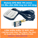 Module GPS GY NEO 8M, tích hợp đầu cắm SMA (ăngten mở rộng, ăngten rời)