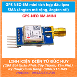 GPS NEO 8M M8N mini tích hợp đầu Ipex SMA (ăngten mở rộng, ăngten rời)