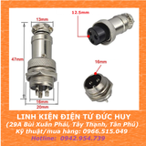 GX16 BỘ JACK KẾT NỐI TRÒN ĐỰC CÁI KIM LOẠI 2P ~ 10P