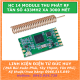 HC14 HC-14 MODULE THU PHÁT RF 433MHZ XA 3000 mét