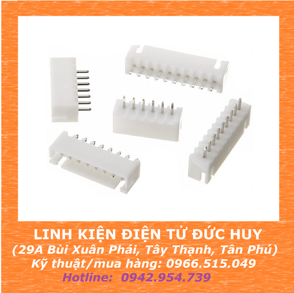 CHÂN CẮM HEADER ĐỰC XH2.54 THẲNG 2P - 10P