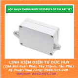 HỘP NHỰA CHỐNG NƯỚC 83X58X33 CÓ TAI BẮT VÍT