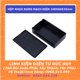 HỘP NHỰA ĐỰNG MẠCH ĐIỆN 100X60X25mm