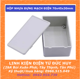 HỘP NHỰA ĐỰNG MẠCH ĐIỆN 70x45x30mm
