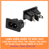 Jack cắm nguồn số 8 AC 2.5A 220VAC jack số 8, gài hộp