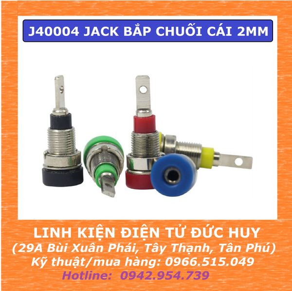 J40004 JACK BẮP CHUỐI CÁI 2MM