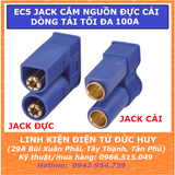 EC5 JACK CẮM NGUỒN ĐỰC CÁI, DÒNG TẢI TỐI ĐA 100A
