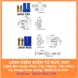 EC5 JACK CẮM NGUỒN ĐỰC CÁI, DÒNG TẢI TỐI ĐA 100A