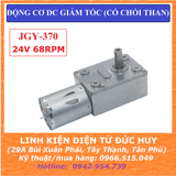 JGY 370 Động cơ DC giảm tốc 24V 68rpm