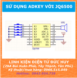 JQ6500 mạch kích phát âm thanh Mp3, giọng nói, cảnh báo, AI robot