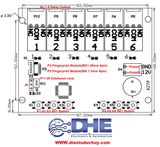 COMBO CẢM BIẾN VÂN TAY ĐIỀU KHIỂN 6 THIẾT BỊ R503S K219
