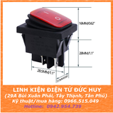 KCD4 CÔNG TẮC BẬP BÊNH 4 CHÂN 30A 250V, CHỐNG NƯỚC, CÓ ĐÈN BÁO