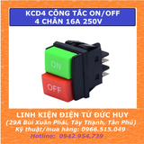 KCD4 CÔNG TẮC ON/OFF 4 CHÂN 16A 250V
