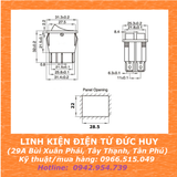 KCD4 CÔNG TẮC BẬP BÊNH 6 CHÂN 16A 250V