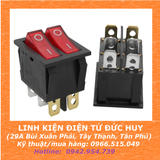 KCD8 CÔNG TẮC BẬP BÊNH ĐÔI 6 CHÂN 15A 250V, CÓ ĐÈN BÁO