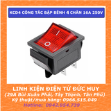KCD4 CÔNG TẮC BẬP BÊNH 4 CHÂN 16A 250V, CÓ ĐÈN BÁO