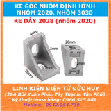 KE GÓC NHÔM ĐỊNH HÌNH 2020, 3030